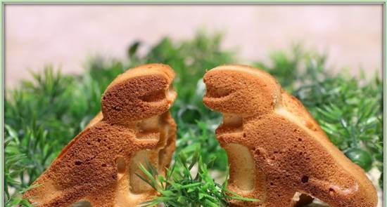 Cupcakes for children "Dinosaurs"