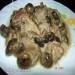 Stewed beef with pickled mushrooms (pressure cooker Polaris 0305)