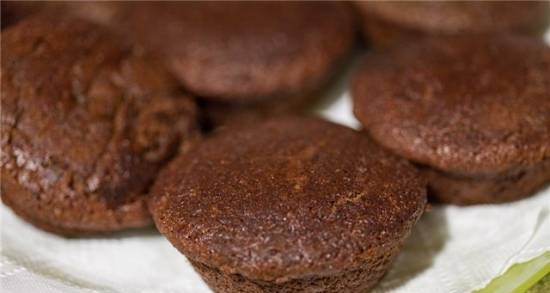 Muffin al cioccolato in un cupcake Ves