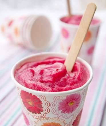Fruit and berry ice cream (Brand 3812 ice cream maker)