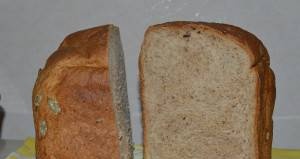 לחם כוסמת-כוסמת חיטה עם סובין
