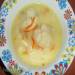 Sopa de queso con coliflor y champiñones