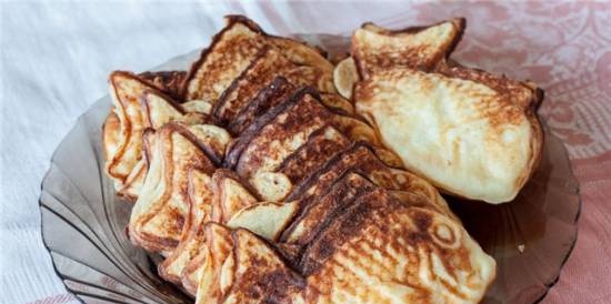 Muffins de cuajada de pescado en keksnitsa