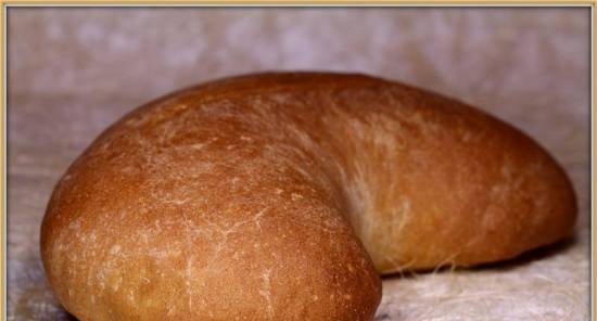 Pan de trigo con harina integral "Cap" (en el horno)