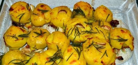 Patatas al horno con romero