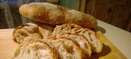 Pan sencillo de Auverne. Le pain Bougnat.