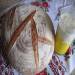 Pan de campo francés sobre masa madre de trigo con queso feta