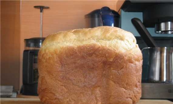 Wheat-corn bread on fermented baked milk