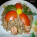 Farinata di grano saraceno con salsicce e funghi (pentola a pressione Polaris 0305)