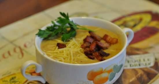 Millet puree soup with brisket (multi-blender Profi Cook PC-MSM1024)