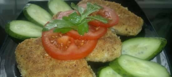 Fish cutlets with oatmeal (Steba DD1 pressure cooker)
