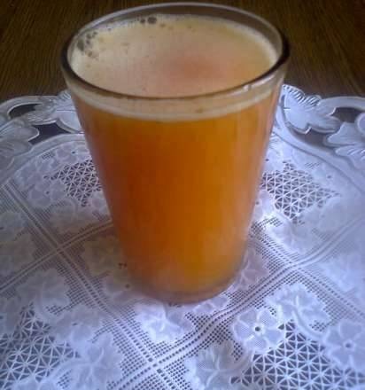 Grapefruit-apricot drink (blender soup cooker Tristar BL - 4433)