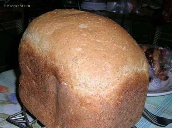4-grain bread in a bread maker
