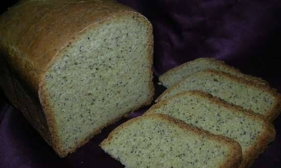 Moulinex 600230. Poppy seed bread