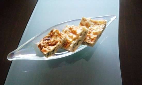 Lorlu ispakli borek - torta di ricotta e spinaci (master class)