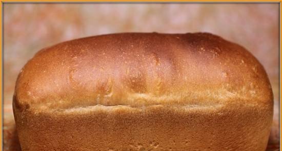 Pan blanco con forma de Michel Suas
