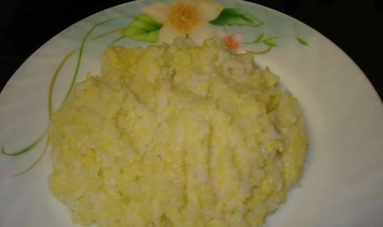 Porridge for rice and millet garnish (pressure cooker Polaris 0305)