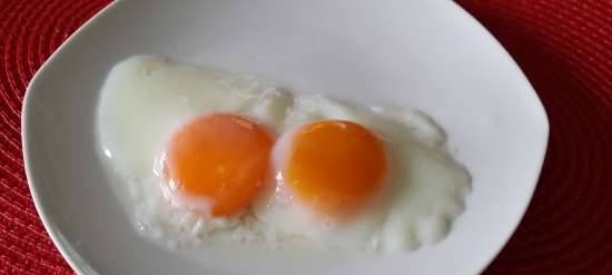 Sous vide eggs in the Steba pressure cooker