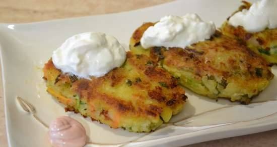 Potato and vegetable cutlets