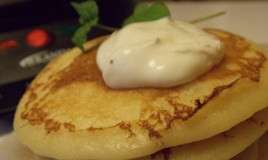 Delicious semolina pancakes (E. Molokhovets, 1861, recipe No. 1664)