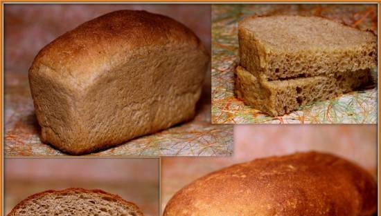 Wheat Bread 50% Whole Grain - Heart and Shaped Bread (Jeffrey Hamelman)