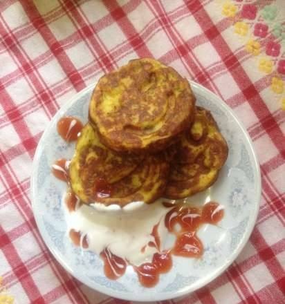 Belarusian pancakes (potato pancakes with meat) master class