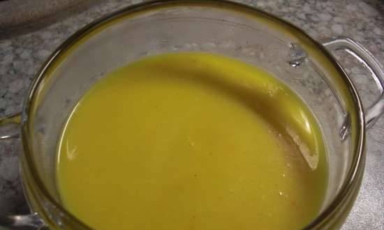 Sopa de puré de calabaza en Zauber ECO-580