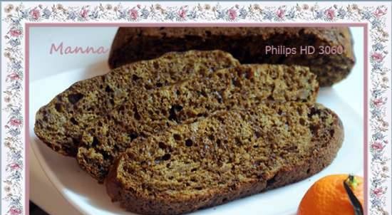 Chocolate tangerine cake (lean) in the Philips HD3060 multicooker