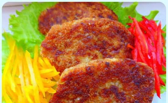 Fish cakes with apple