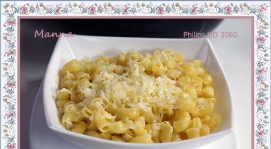 Macaroni on the "Omelet" mode in the Philips HD3060 multicooker