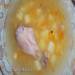 Sopa de guisantes con pollo ahumado para multi-chef Bork U800