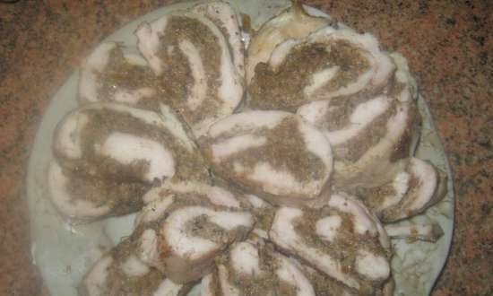 Chicken breast rolls