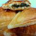 Puff pastry with flakes, herbs and kurt in a sandwich maker for 500 rubles