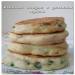 Lush pancakes on kefir with green onions