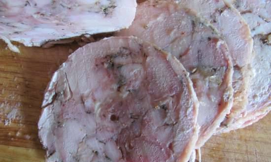 Chicken roll in Biovin ham