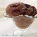 Chocolate ice cream with drunk cherry and almond praline (Brand 3812 ice cream maker)