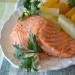  Trout with peaches (in a double boiler)