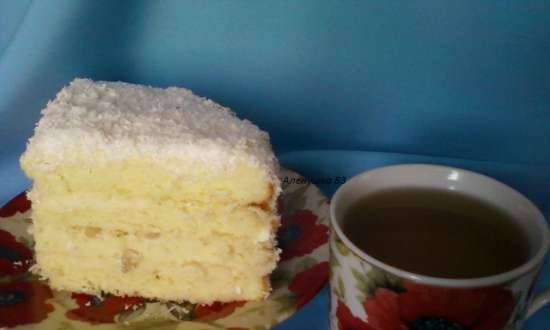 "Raffaello" cake (biscuit)