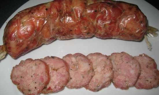 Home baked sausage "Piquant"