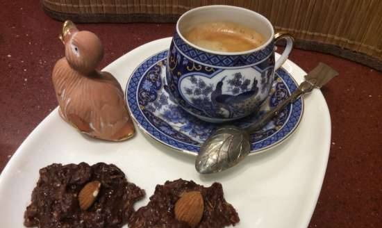מחמאת שוקולד עם שיבולת שועל לקפה ותה ללא אפייה