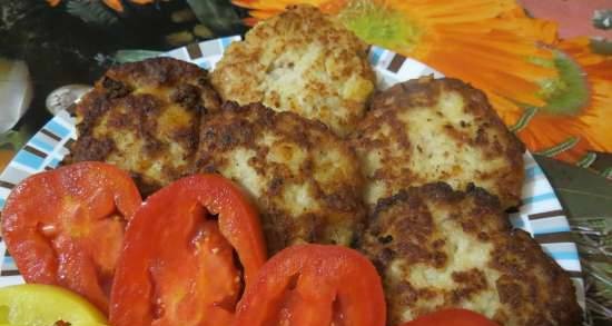 Potato pancakes with minced meat