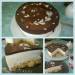 Cake Vogelmelk met koek en amandelschilfers
