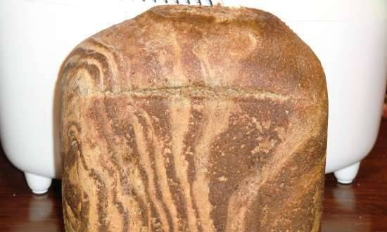 Marbled bread