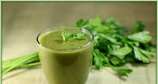 Green cocktail "Sweet parsley" (V. Butenko)