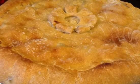 Juicy chicken pie on rye-wheat dough or any of your choice (oven or Princess pizza oven)