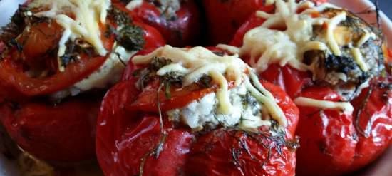 Stuffed pepper (Gefuelte Paprika mit Hackfleisch)