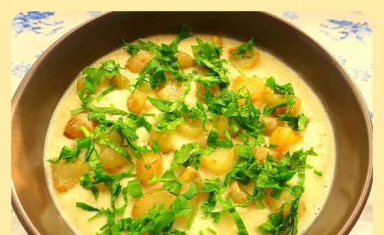 Topinambur - Cremesuppe aus Frasdorf (Bayern) - Jerusalem artichoke cream soup