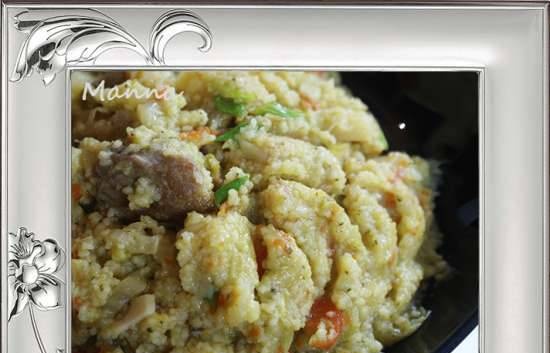 Couscous with meat and vegetables