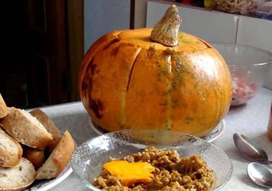 Styrian pumpkin porridge