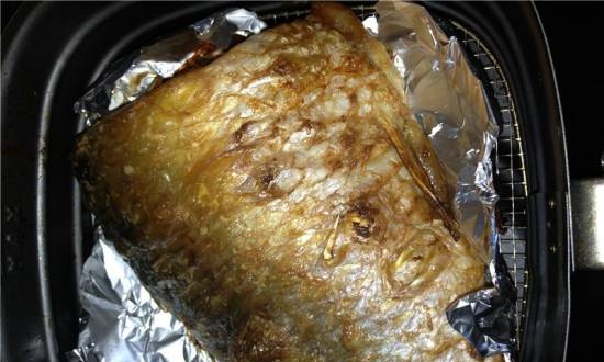 Carp in an air fryer